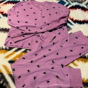 PacSun Playboy Bunny Thermal pajamas
